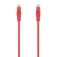 AISENS Cable de Red Latiguillo RJ45 LSZH Cat.6A 500 Mhz UTP AWG24, Rojo, 30CM