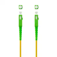 Nanocable Cable de Fibra Óptica SC/APC a SC/APC Monomodo Simplex LSZH, Amarillo, 2
