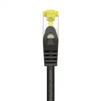 AISENS Cable De Red Latiguillo RJ45 LSZH Cat.7 600 MHz S/FTP PIMF AWG26, Negro, 1.