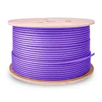 AISENS Cable de Red RJ45 LSZH Cat.6 UTP Rigido AWG23 CCA (Aleacion), Violeta, 500M