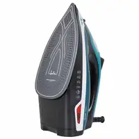 JATA JEPL1221 plancha Plancha a vapor Suela de cerámica 2400 W Negro, Azul, Gris,