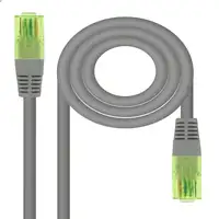 Nanocable Cable de Red Latiguillo RJ45 CAT.6 UTP AWG26 CCA, Gris, 10 m