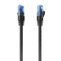 AISENS Cable De Red Latiguillo RJ45 Cat.6 UTP AWG26 CCA, Negro, 15 m