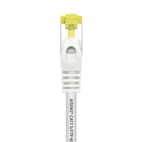 AISENS Cable De Red Latiguillo RJ45 LSZH Cat.7 600 MHz S/FTP PIMF AWG26, Blanco, 2
