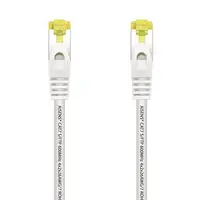 AISENS Cable De Red Latiguillo RJ45 LSZH Cat.7 600 MHz S/FTP PIMF AWG26, Blanco, 2