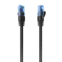 AISENS Cable De Red Latiguillo RJ45 Cat.6 UTP AWG26 CCA, Negro, 1.5 m