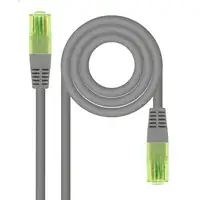 Nanocable Cable de Red Latiguillo RJ45 CAT.6 UTP AWG26 CCA, Gris, 50 cm