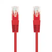 Nanocable 10.20.0401-R cable de red Rojo 1 m Cat6e U/UTP (UTP)