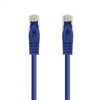 Nanocable Cable Red Latiguillo RJ45 LSZH CAT.6A UTP AWG24, Azul, 30 cm