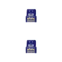 Nanocable Cable Red Latiguillo RJ45 LSZH CAT.6A UTP AWG24, Azul, 30 cm