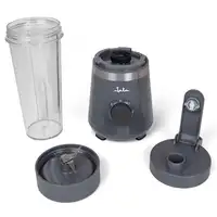 Batidora de vaso portátil JATA JEBT1001 600 W. 2 velocidades + pulse. Pica hielo