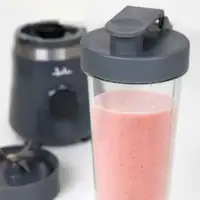 Batidora de vaso portátil JATA JEBT1001 600 W. 2 velocidades + pulse. Pica hielo