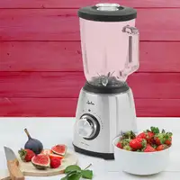 Batidora de vaso JATA JEBT1243 de 1300 W. 4 velocidades + pulse. Pica hielo