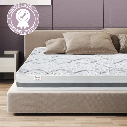 The White Stone Colchón Carbon Individual 70x160 Memory|H25cm|M. in Italy
