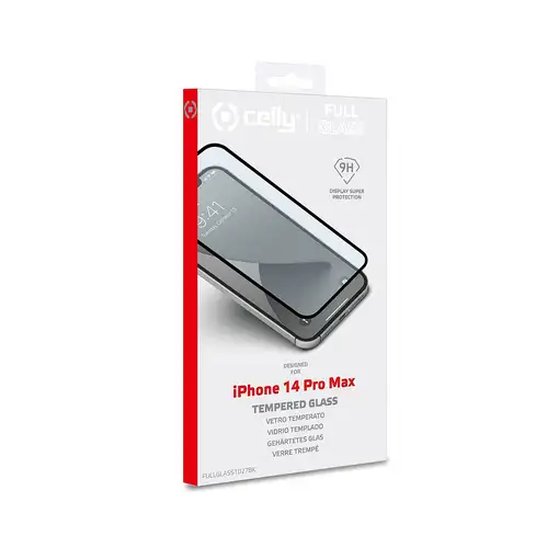Celly FULLGLASS1027BK protector de pantalla o trasero para teléfono móvil Apple 1