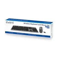 Ewent EW3272 teclado Ratón incluido Universal RF inalámbrico QWERTY Español Negro