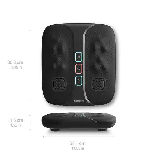 Medisana LM 100 masajeador Pie, Piernas Negro