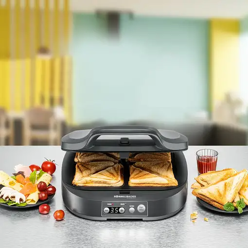 Rommelsbacher ST 1800 sandwichera 1800 W Negro