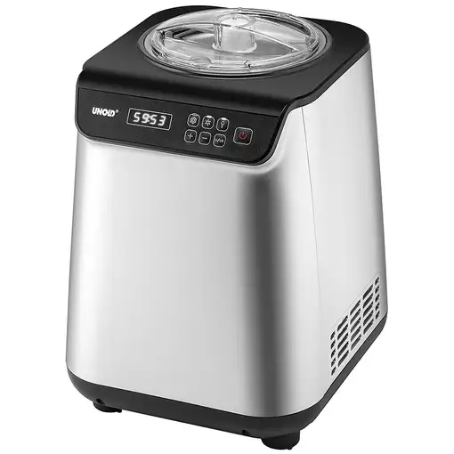 Unold 48825 máquina para helados Compresor de helados 1,2 L 135 W Negro, Plata