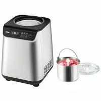 Unold 48825 máquina para helados Compresor de helados 1,2 L 135 W Negro, Plata