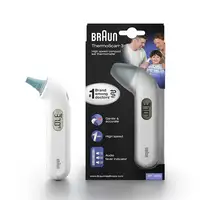 Braun ThermoScan 3 De contacto Blanco Oído