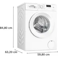 Bosch Serie 2 WGE03200EP lavadora Carga frontal 8 kg 1200 RPM Blanco