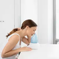 Medisana DS 400 sauna facial Azul, Blanco