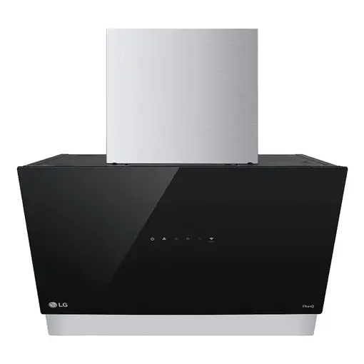 LG HCEZ2428B campana De pared Negro, Acero inoxidable C 630 m³/h