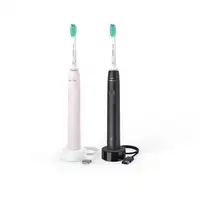 Philips 3100 series HX3675/15 2x Cepillos dental eléctrico sónicos - Negro/Rosa