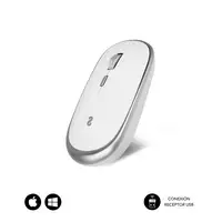 Ratón Óptico Inalámbrico Mini Mouse  Blanco