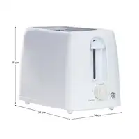 Tostadora de Pan 2 Ranuras 700W 6 Niveles de Temperatura RiseToast 7house