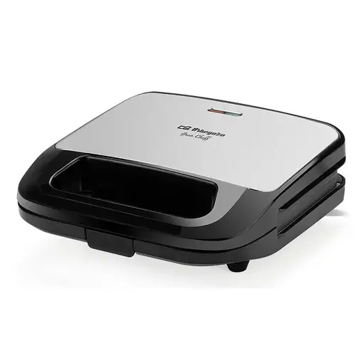 Orbegozo SW 7260 sandwichera 750 W Negro, Plata