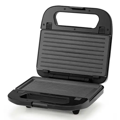 Orbegozo SW 7260 sandwichera 750 W Negro, Plata