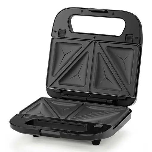Orbegozo SW 7260 sandwichera 750 W Negro, Plata