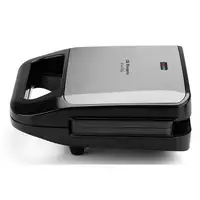Orbegozo SW 7260 sandwichera 750 W Negro, Plata