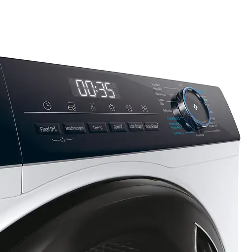 Haier I-Pro Series 3 HWD90-B14939 lavadora-secadora Independiente Carga frontal Bl