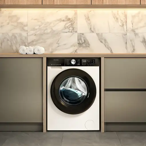 Hisense WD3S9043BW3 lavadora-secadora Independiente Carga frontal Blanco D