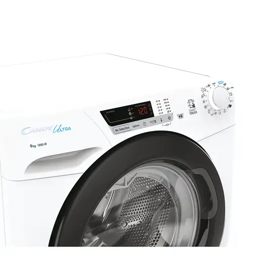 Candy Ultra HCU1292DWB4/1-S lavadora Carga frontal 9 kg 1200 RPM Blanco