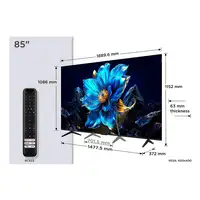 TCL P7K 85P7K Televisor 2,16 m (85") 4K Ultra HD Smart TV Wifi Metálico 450 cd / m