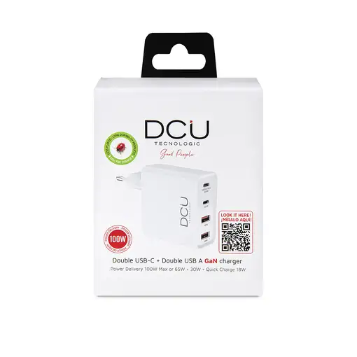 DCU Advance Tecnologic GaN Universal Blanco Corriente alterna Carga rápida Interio