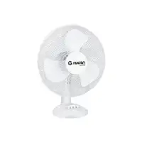 Ventilador de Mesa 12\ 30cm 26W 3 Velocidades Up Comfort Blanco Raydan Home