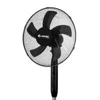 Ventilador de Pie con Mando 16\ 40cm 40W 3 Velocidades AirMax Negro Raydan Home