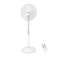 Ventilador de Pie con Mando 16\ 40cm 40W 3 Velocidades Neos Comfort Thinia Home
