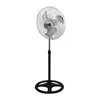 Ventilador de Pie 18\ 45cm 75W 3 Velocidades Industrial Negro O91