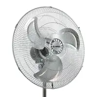 Ventilador de Pie 18\ 45cm 75W 3 Velocidades Industrial Negro O91