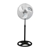 Ventilador de Pie 18\ 45cm 75W 3 Velocidades Industrial Negro O91