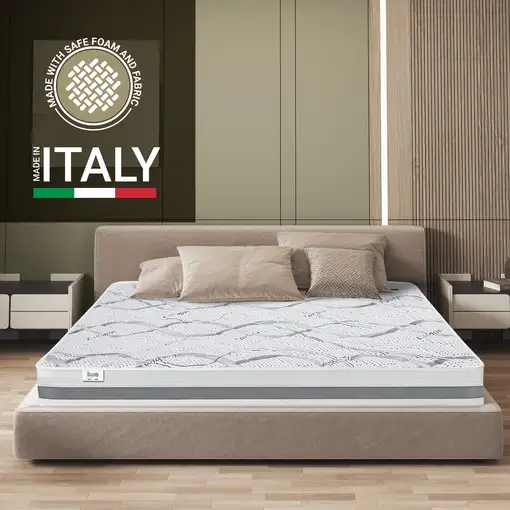The White Stone Colchón Carbon Individual 100x175 Memory|H20cm|M. in Italy