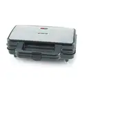 Emerio ST-125833 sandwichera 900 W Negro, Acero inoxidable