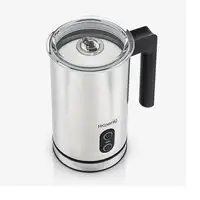 H.Koenig MLK8 espumador o calentador de leche Eléctrico portátil Negro, Acero inox