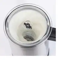 H.Koenig MLK8 espumador o calentador de leche Eléctrico portátil Negro, Acero inox